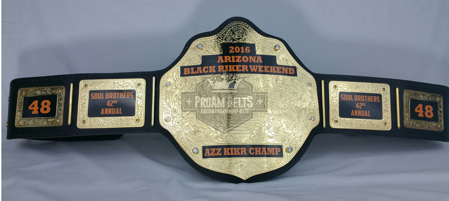 Just A Gold Championship Belt
